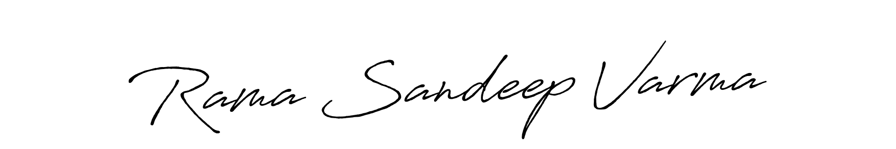 You should practise on your own different ways (Antro_Vectra_Bolder) to write your name (Rama Sandeep Varma) in signature. don't let someone else do it for you. Rama Sandeep Varma signature style 7 images and pictures png