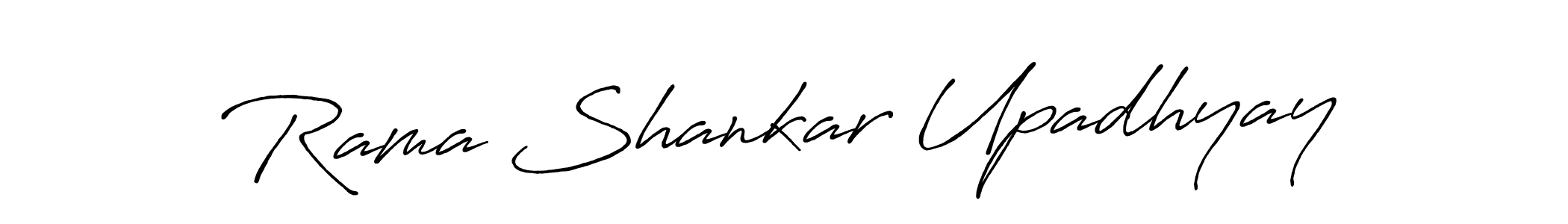 How to make Rama Shankar Upadhyay name signature. Use Antro_Vectra_Bolder style for creating short signs online. This is the latest handwritten sign. Rama Shankar Upadhyay signature style 7 images and pictures png