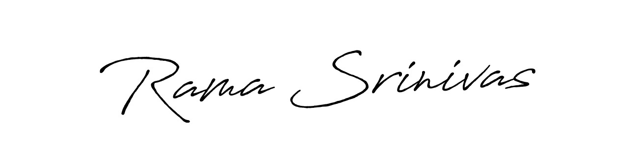 Design your own signature with our free online signature maker. With this signature software, you can create a handwritten (Antro_Vectra_Bolder) signature for name Rama Srinivas. Rama Srinivas signature style 7 images and pictures png