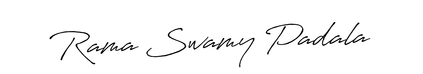 You should practise on your own different ways (Antro_Vectra_Bolder) to write your name (Rama Swamy Padala) in signature. don't let someone else do it for you. Rama Swamy Padala signature style 7 images and pictures png