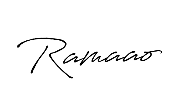 It looks lik you need a new signature style for name Ramaao. Design unique handwritten (Antro_Vectra_Bolder) signature with our free signature maker in just a few clicks. Ramaao signature style 7 images and pictures png