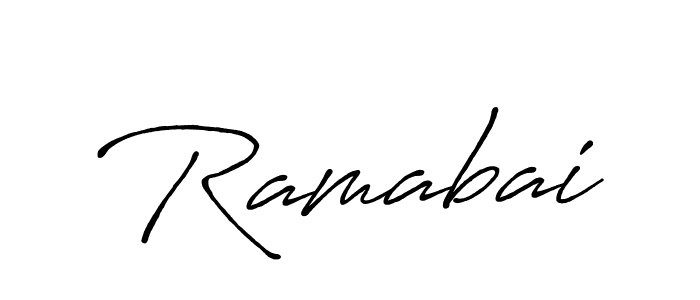 The best way (Antro_Vectra_Bolder) to make a short signature is to pick only two or three words in your name. The name Ramabai include a total of six letters. For converting this name. Ramabai signature style 7 images and pictures png