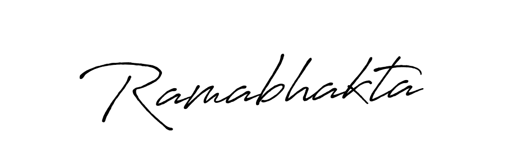 Antro_Vectra_Bolder is a professional signature style that is perfect for those who want to add a touch of class to their signature. It is also a great choice for those who want to make their signature more unique. Get Ramabhakta name to fancy signature for free. Ramabhakta signature style 7 images and pictures png