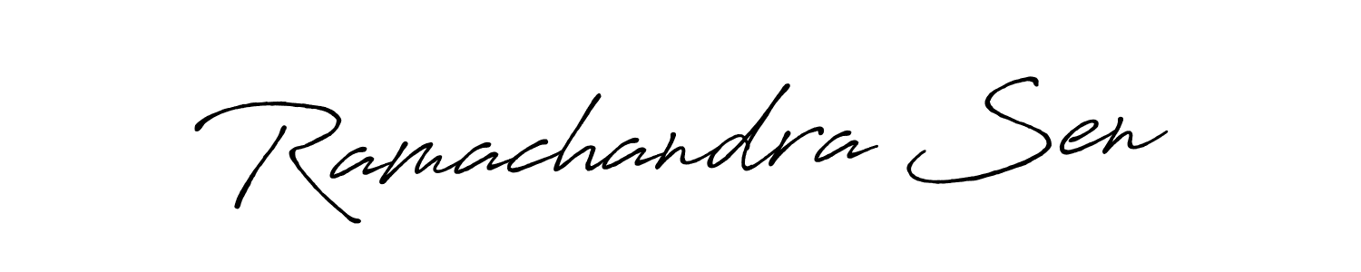 Make a beautiful signature design for name Ramachandra Sen. Use this online signature maker to create a handwritten signature for free. Ramachandra Sen signature style 7 images and pictures png