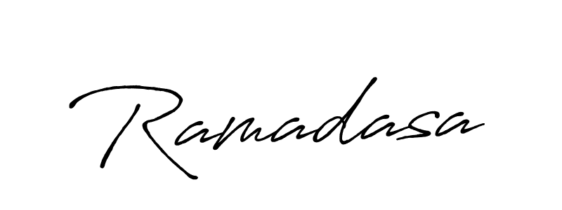 if you are searching for the best signature style for your name Ramadasa. so please give up your signature search. here we have designed multiple signature styles  using Antro_Vectra_Bolder. Ramadasa signature style 7 images and pictures png
