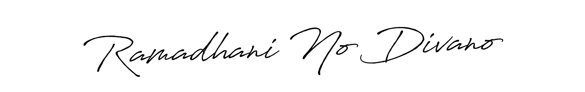 The best way (Antro_Vectra_Bolder) to make a short signature is to pick only two or three words in your name. The name Ramadhani No Divano include a total of six letters. For converting this name. Ramadhani No Divano signature style 7 images and pictures png