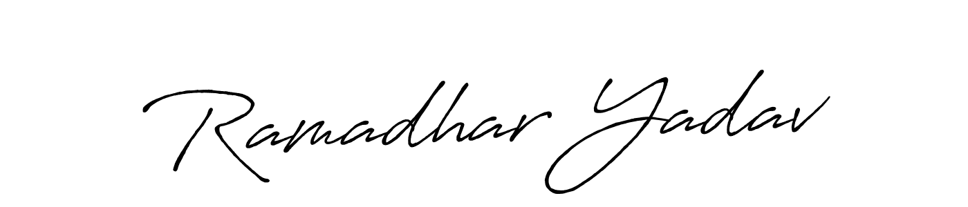 This is the best signature style for the Ramadhar Yadav name. Also you like these signature font (Antro_Vectra_Bolder). Mix name signature. Ramadhar Yadav signature style 7 images and pictures png