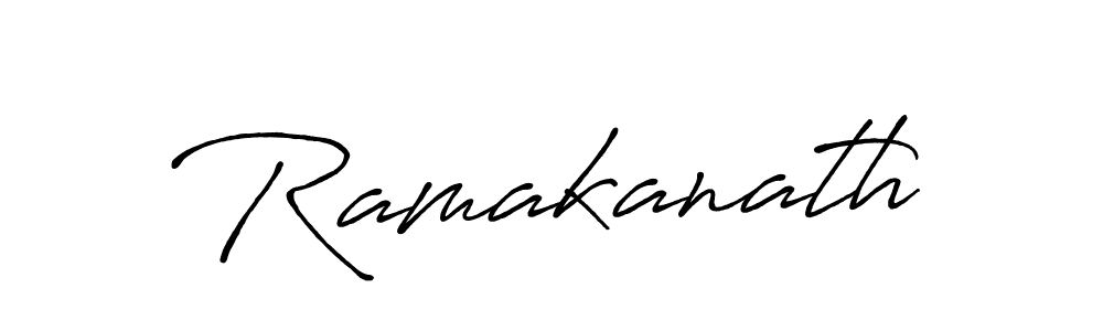 Make a beautiful signature design for name Ramakanath. With this signature (Antro_Vectra_Bolder) style, you can create a handwritten signature for free. Ramakanath signature style 7 images and pictures png