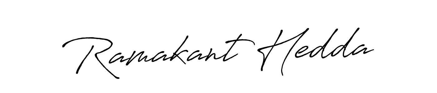 Design your own signature with our free online signature maker. With this signature software, you can create a handwritten (Antro_Vectra_Bolder) signature for name Ramakant Hedda. Ramakant Hedda signature style 7 images and pictures png