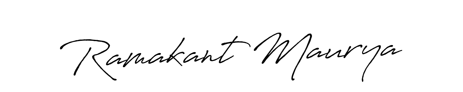 Also You can easily find your signature by using the search form. We will create Ramakant Maurya name handwritten signature images for you free of cost using Antro_Vectra_Bolder sign style. Ramakant Maurya signature style 7 images and pictures png