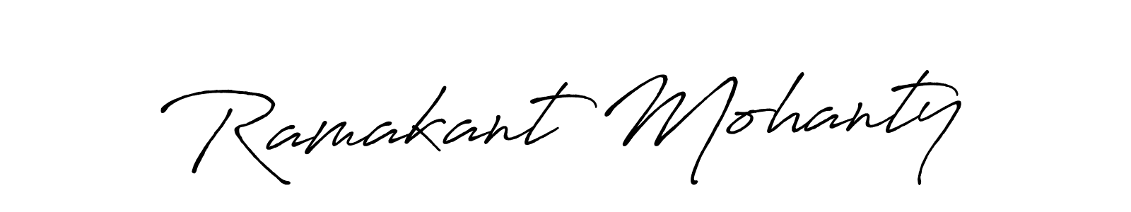 Use a signature maker to create a handwritten signature online. With this signature software, you can design (Antro_Vectra_Bolder) your own signature for name Ramakant Mohanty. Ramakant Mohanty signature style 7 images and pictures png