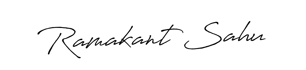 You should practise on your own different ways (Antro_Vectra_Bolder) to write your name (Ramakant Sahu) in signature. don't let someone else do it for you. Ramakant Sahu signature style 7 images and pictures png