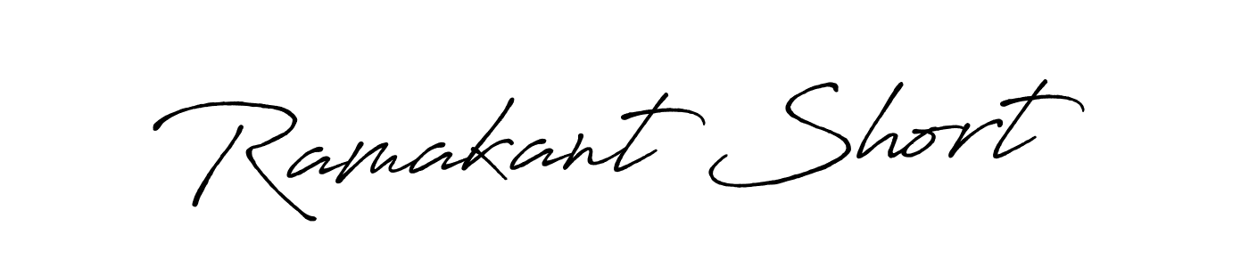 if you are searching for the best signature style for your name Ramakant Short. so please give up your signature search. here we have designed multiple signature styles  using Antro_Vectra_Bolder. Ramakant Short signature style 7 images and pictures png