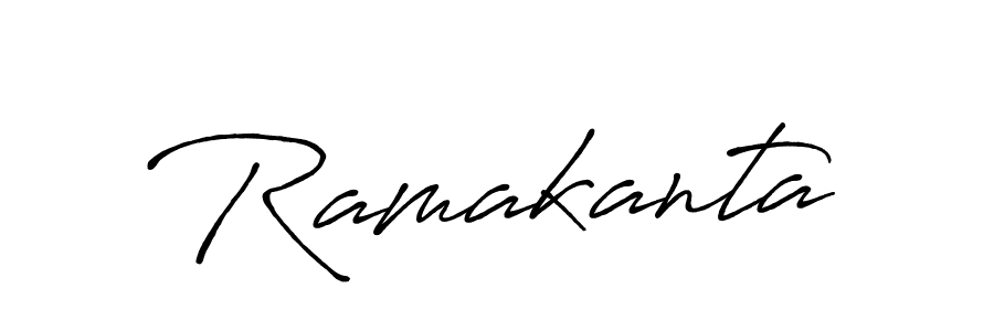 Design your own signature with our free online signature maker. With this signature software, you can create a handwritten (Antro_Vectra_Bolder) signature for name Ramakanta. Ramakanta signature style 7 images and pictures png