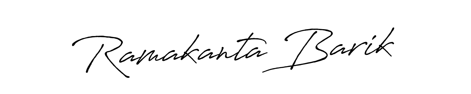 You should practise on your own different ways (Antro_Vectra_Bolder) to write your name (Ramakanta Barik) in signature. don't let someone else do it for you. Ramakanta Barik signature style 7 images and pictures png