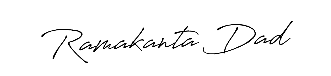 You can use this online signature creator to create a handwritten signature for the name Ramakanta Dad. This is the best online autograph maker. Ramakanta Dad signature style 7 images and pictures png