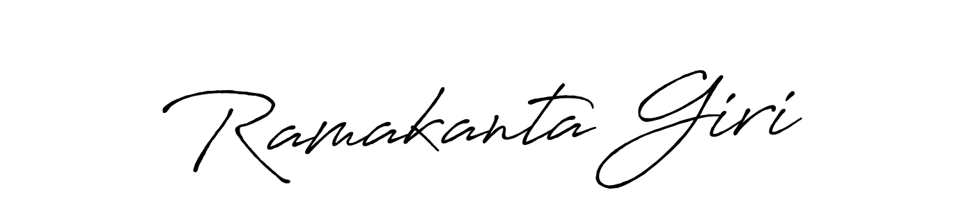 Also You can easily find your signature by using the search form. We will create Ramakanta Giri name handwritten signature images for you free of cost using Antro_Vectra_Bolder sign style. Ramakanta Giri signature style 7 images and pictures png