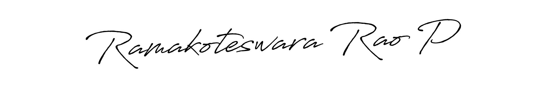 Also You can easily find your signature by using the search form. We will create Ramakoteswara Rao P name handwritten signature images for you free of cost using Antro_Vectra_Bolder sign style. Ramakoteswara Rao P signature style 7 images and pictures png