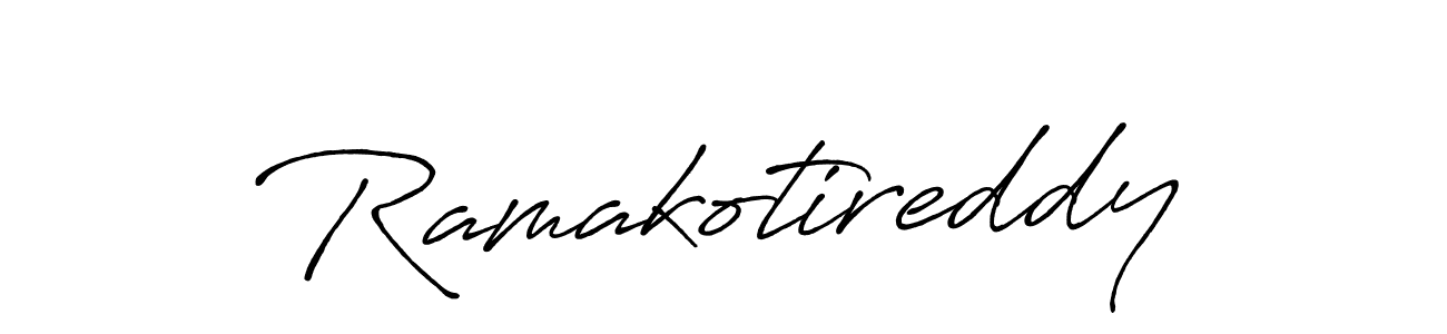 How to Draw Ramakotireddy signature style? Antro_Vectra_Bolder is a latest design signature styles for name Ramakotireddy. Ramakotireddy signature style 7 images and pictures png