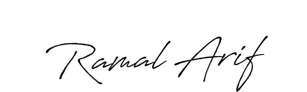 Antro_Vectra_Bolder is a professional signature style that is perfect for those who want to add a touch of class to their signature. It is also a great choice for those who want to make their signature more unique. Get Ramal Arif name to fancy signature for free. Ramal Arif signature style 7 images and pictures png
