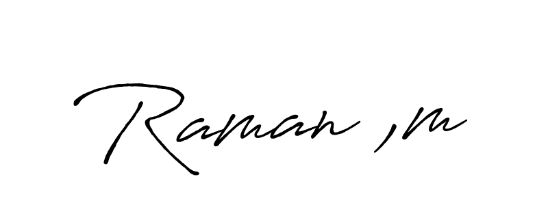 How to Draw Raman ,m signature style? Antro_Vectra_Bolder is a latest design signature styles for name Raman ,m. Raman ,m signature style 7 images and pictures png