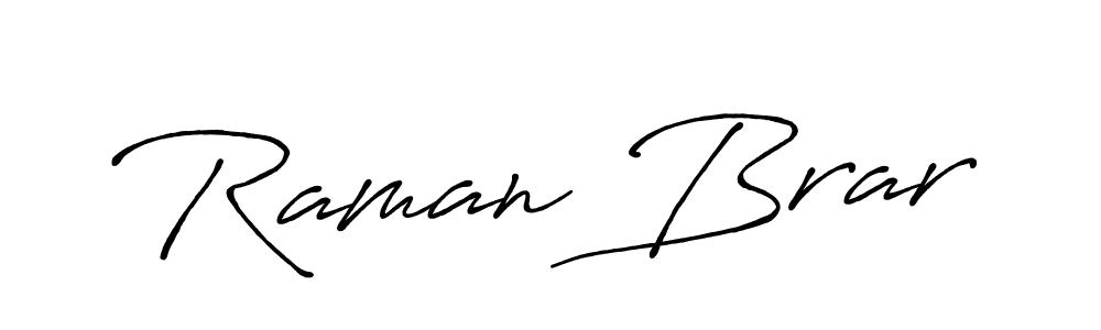 Make a beautiful signature design for name Raman Brar. Use this online signature maker to create a handwritten signature for free. Raman Brar signature style 7 images and pictures png