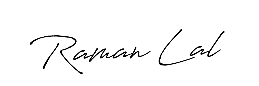 Design your own signature with our free online signature maker. With this signature software, you can create a handwritten (Antro_Vectra_Bolder) signature for name Raman Lal. Raman Lal signature style 7 images and pictures png