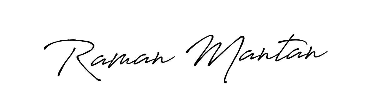 The best way (Antro_Vectra_Bolder) to make a short signature is to pick only two or three words in your name. The name Raman Mantan include a total of six letters. For converting this name. Raman Mantan signature style 7 images and pictures png