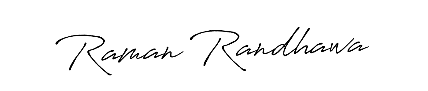 Make a beautiful signature design for name Raman Randhawa. Use this online signature maker to create a handwritten signature for free. Raman Randhawa signature style 7 images and pictures png