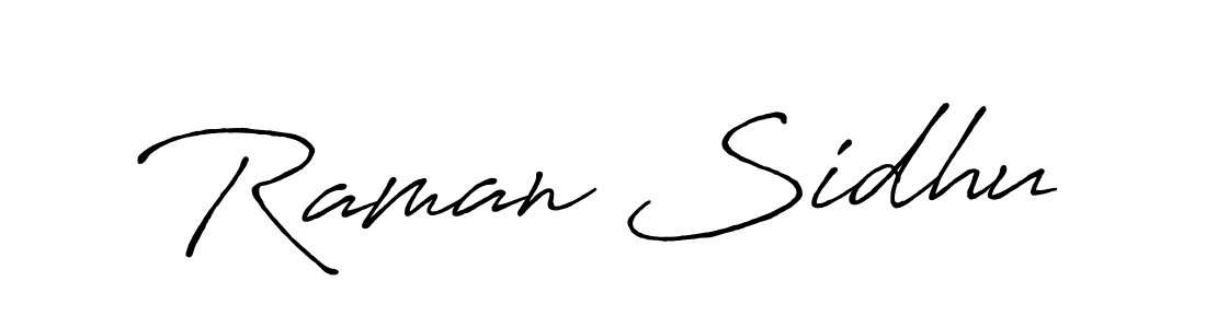 Make a beautiful signature design for name Raman Sidhu. Use this online signature maker to create a handwritten signature for free. Raman Sidhu signature style 7 images and pictures png