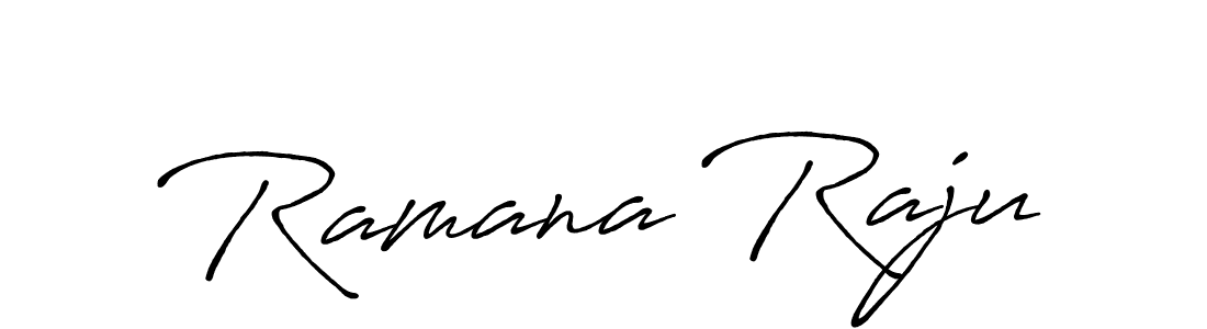 The best way (Antro_Vectra_Bolder) to make a short signature is to pick only two or three words in your name. The name Ramana Raju include a total of six letters. For converting this name. Ramana Raju signature style 7 images and pictures png