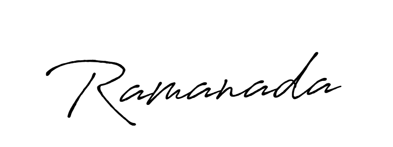 It looks lik you need a new signature style for name Ramanada. Design unique handwritten (Antro_Vectra_Bolder) signature with our free signature maker in just a few clicks. Ramanada signature style 7 images and pictures png