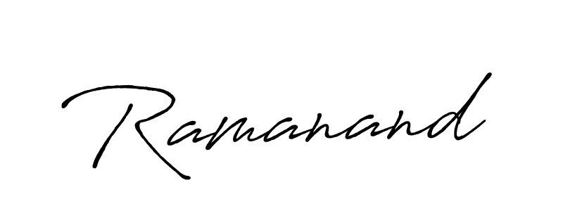 Once you've used our free online signature maker to create your best signature Antro_Vectra_Bolder style, it's time to enjoy all of the benefits that Ramanand name signing documents. Ramanand signature style 7 images and pictures png