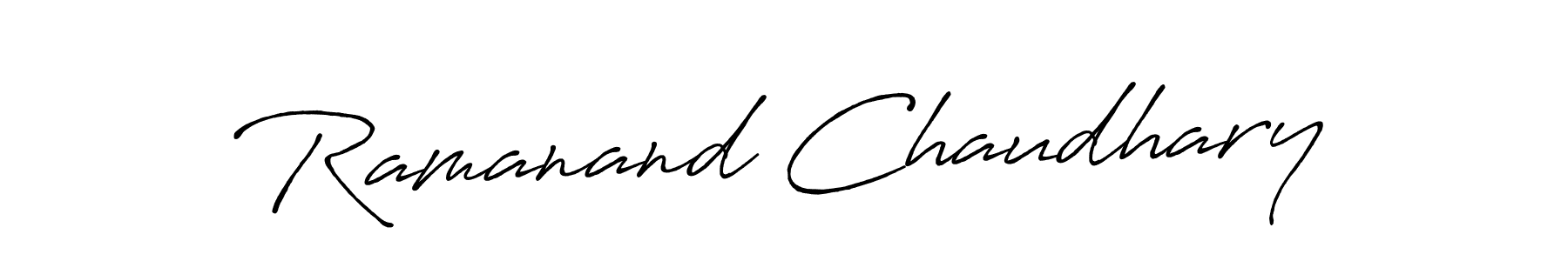 if you are searching for the best signature style for your name Ramanand Chaudhary. so please give up your signature search. here we have designed multiple signature styles  using Antro_Vectra_Bolder. Ramanand Chaudhary signature style 7 images and pictures png