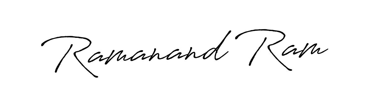 It looks lik you need a new signature style for name Ramanand Ram. Design unique handwritten (Antro_Vectra_Bolder) signature with our free signature maker in just a few clicks. Ramanand Ram signature style 7 images and pictures png