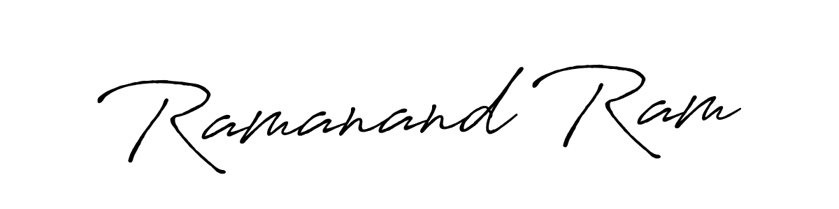 It looks lik you need a new signature style for name Ramanand Ram. Design unique handwritten (Antro_Vectra_Bolder) signature with our free signature maker in just a few clicks. Ramanand Ram signature style 7 images and pictures png