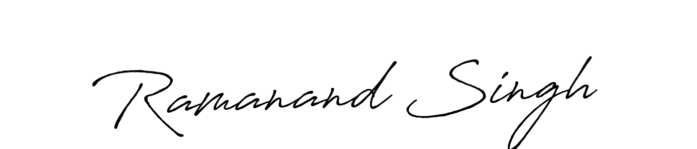 Use a signature maker to create a handwritten signature online. With this signature software, you can design (Antro_Vectra_Bolder) your own signature for name Ramanand Singh. Ramanand Singh signature style 7 images and pictures png