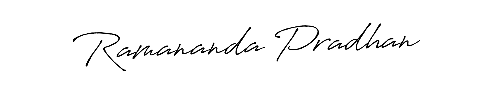 Make a beautiful signature design for name Ramananda Pradhan. Use this online signature maker to create a handwritten signature for free. Ramananda Pradhan signature style 7 images and pictures png