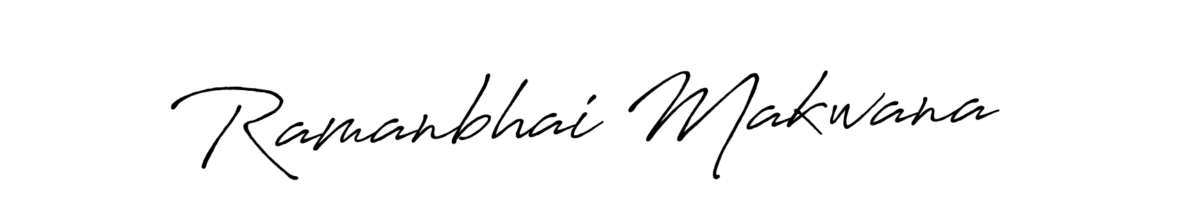 Make a beautiful signature design for name Ramanbhai Makwana. Use this online signature maker to create a handwritten signature for free. Ramanbhai Makwana signature style 7 images and pictures png