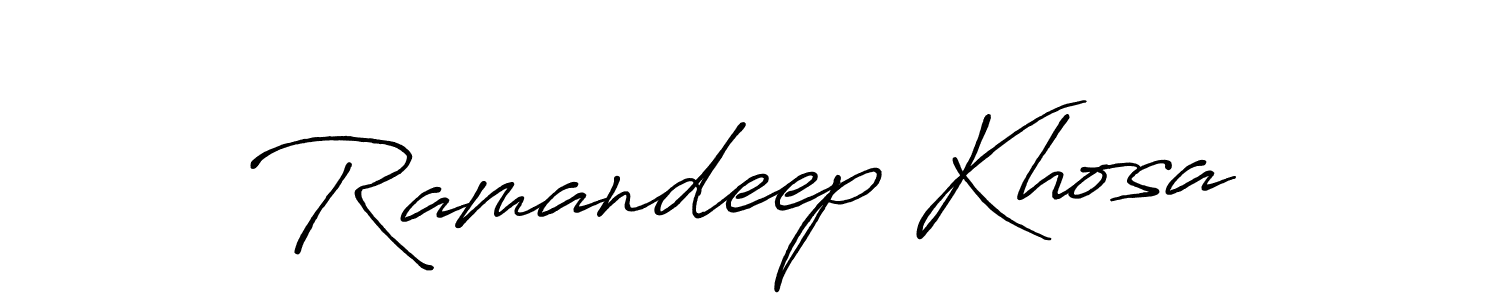 This is the best signature style for the Ramandeep Khosa name. Also you like these signature font (Antro_Vectra_Bolder). Mix name signature. Ramandeep Khosa signature style 7 images and pictures png