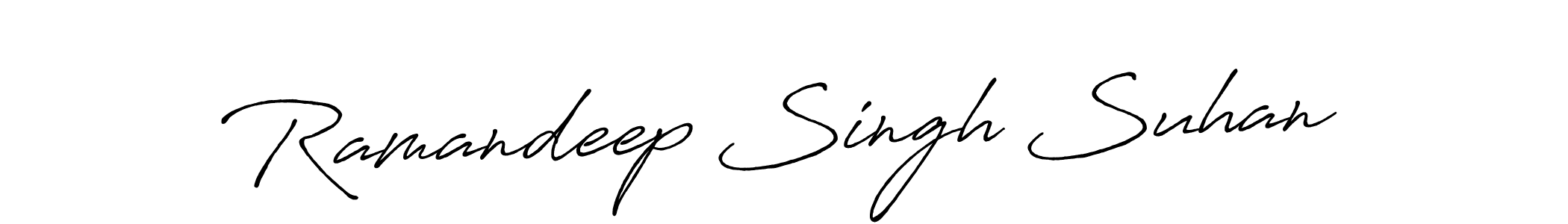 How to make Ramandeep Singh Suhan signature? Antro_Vectra_Bolder is a professional autograph style. Create handwritten signature for Ramandeep Singh Suhan name. Ramandeep Singh Suhan signature style 7 images and pictures png