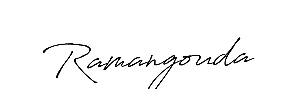 Make a beautiful signature design for name Ramangouda. Use this online signature maker to create a handwritten signature for free. Ramangouda signature style 7 images and pictures png