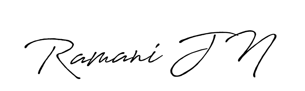 Also You can easily find your signature by using the search form. We will create Ramani J N name handwritten signature images for you free of cost using Antro_Vectra_Bolder sign style. Ramani J N signature style 7 images and pictures png