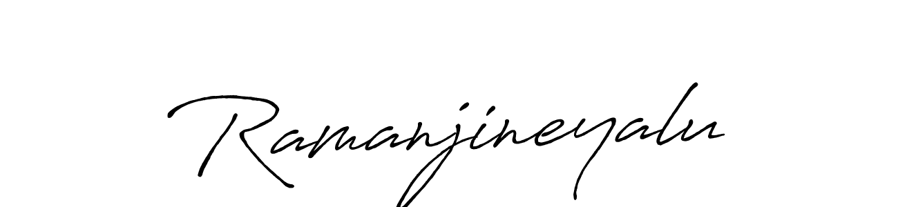 How to Draw Ramanjineyalu signature style? Antro_Vectra_Bolder is a latest design signature styles for name Ramanjineyalu. Ramanjineyalu signature style 7 images and pictures png