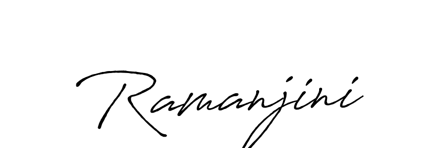 How to Draw Ramanjini signature style? Antro_Vectra_Bolder is a latest design signature styles for name Ramanjini. Ramanjini signature style 7 images and pictures png