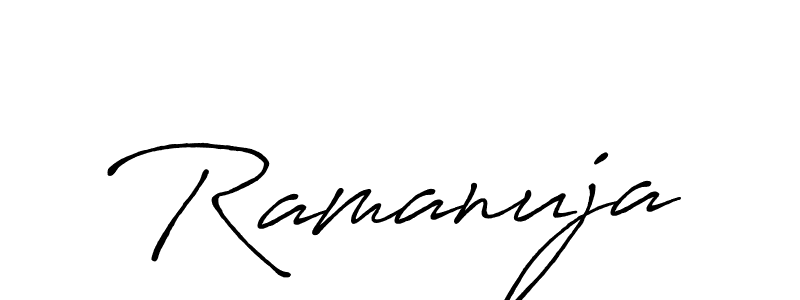 It looks lik you need a new signature style for name Ramanuja. Design unique handwritten (Antro_Vectra_Bolder) signature with our free signature maker in just a few clicks. Ramanuja signature style 7 images and pictures png