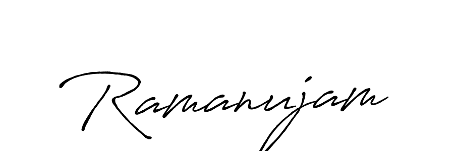if you are searching for the best signature style for your name Ramanujam. so please give up your signature search. here we have designed multiple signature styles  using Antro_Vectra_Bolder. Ramanujam signature style 7 images and pictures png