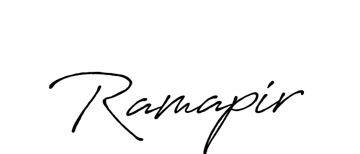 Design your own signature with our free online signature maker. With this signature software, you can create a handwritten (Antro_Vectra_Bolder) signature for name Ramapir. Ramapir signature style 7 images and pictures png