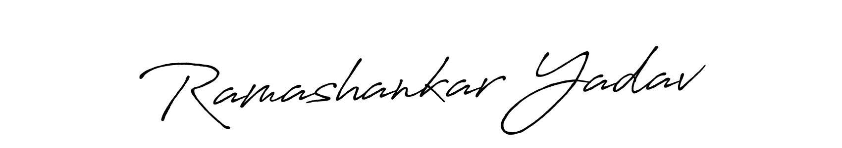 How to make Ramashankar Yadav signature? Antro_Vectra_Bolder is a professional autograph style. Create handwritten signature for Ramashankar Yadav name. Ramashankar Yadav signature style 7 images and pictures png