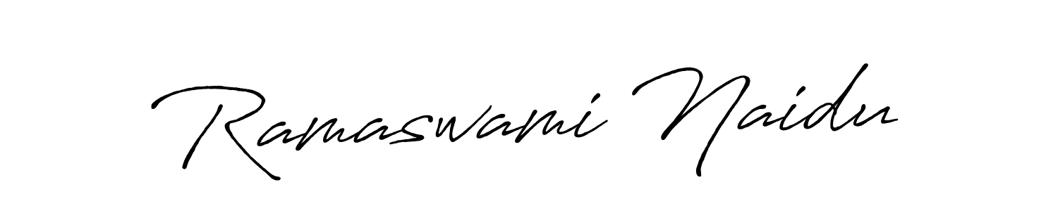 Also we have Ramaswami Naidu name is the best signature style. Create professional handwritten signature collection using Antro_Vectra_Bolder autograph style. Ramaswami Naidu signature style 7 images and pictures png